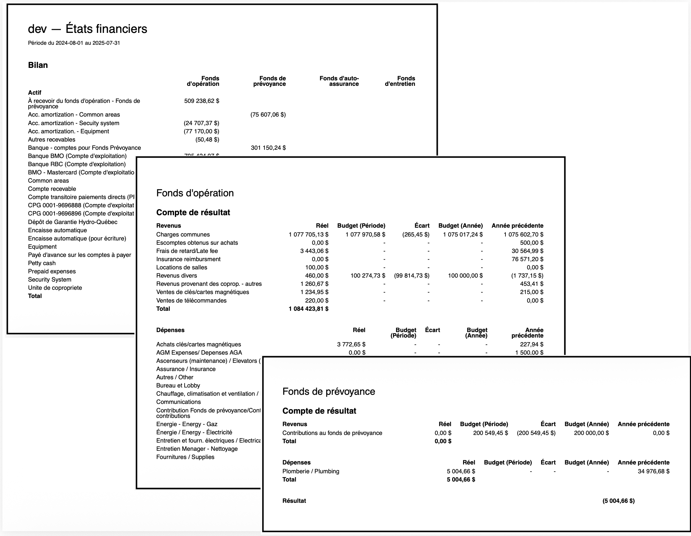 Finances et comptabilité